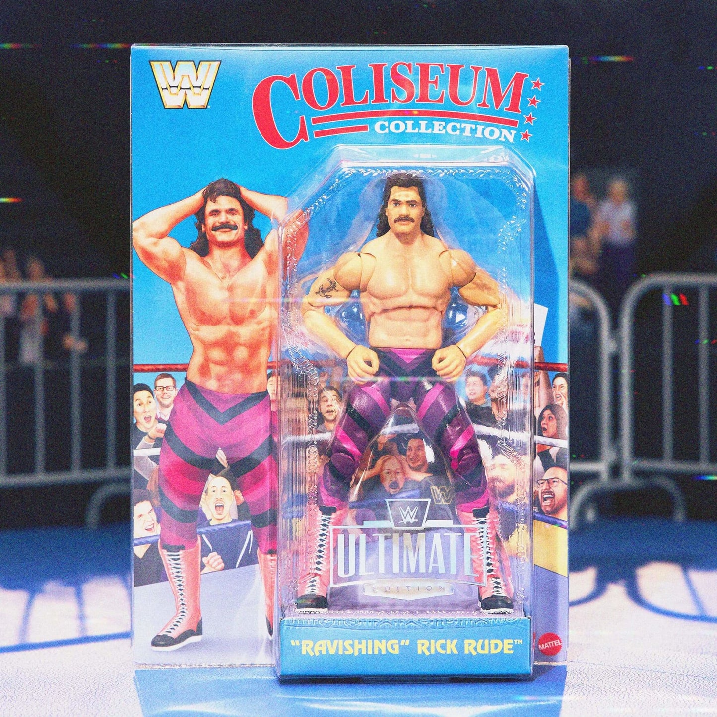 WWE Action Figure Ultimate Edition Coliseum Collection Jake “The Snake” Roberts & “Ravishing” Rick Rude 2-Pack - Bộ 2 Mô Hình Đồ Chơi Sưu Tầm Cao Cấp Mattel