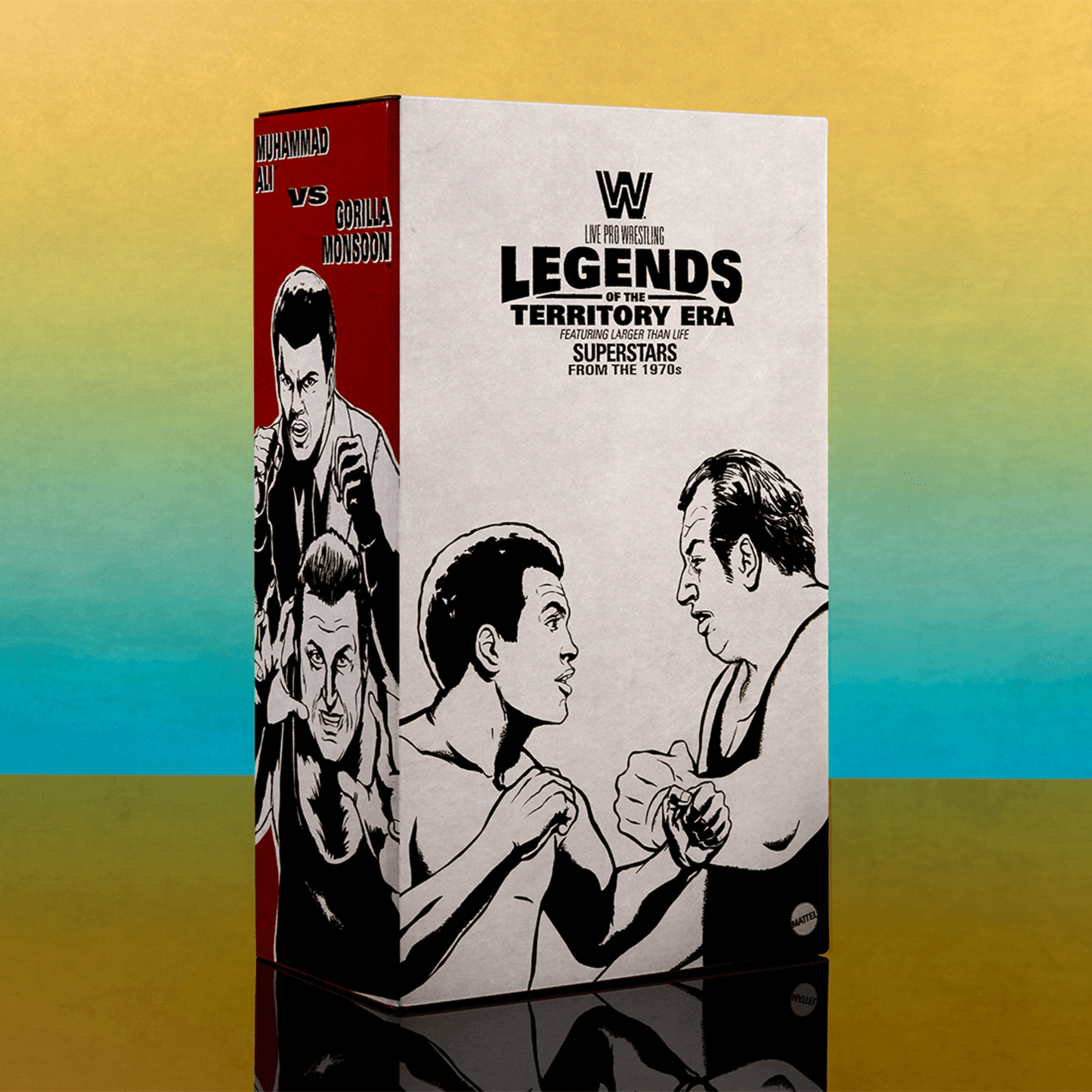 WWE Elite Collection Legends From the Territory Era 4-Figure Multipack - Bộ 4 Mô Hình Đấu Vật Mỹ - Mattel Creations