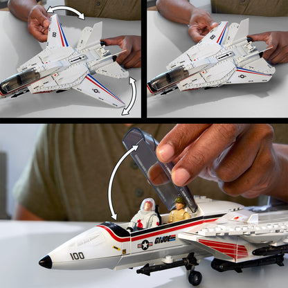 MEGA G.I. JOE Skystriker vs. COBRA H.I.S.S. Building Set - Bộ Đồ Chơi Lắp Ráp Sưu Tầm G.I. Joe - MEGA Mattel