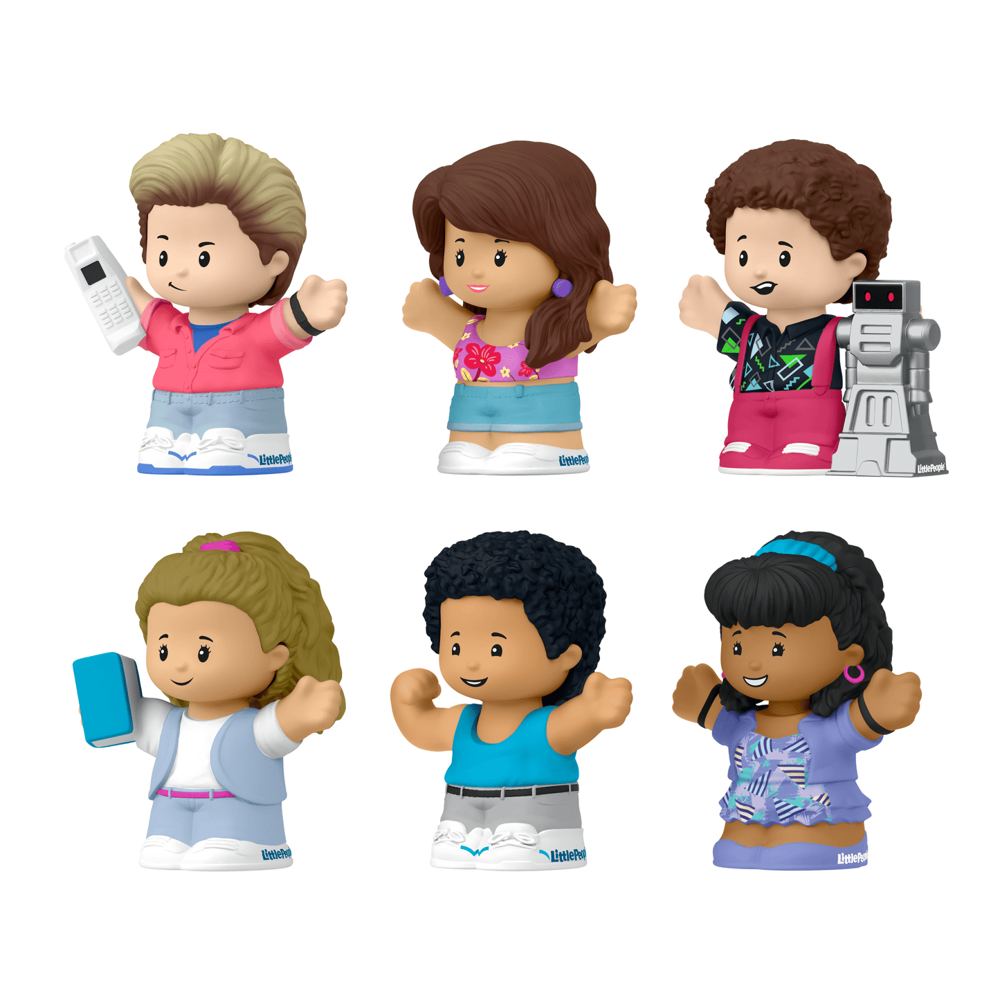 Little People Collector Saved by the Bell Special Edition Set - Bộ Mô Hình Sưu Tầm - Mattel HVG53 - Góc nhìn khác 3