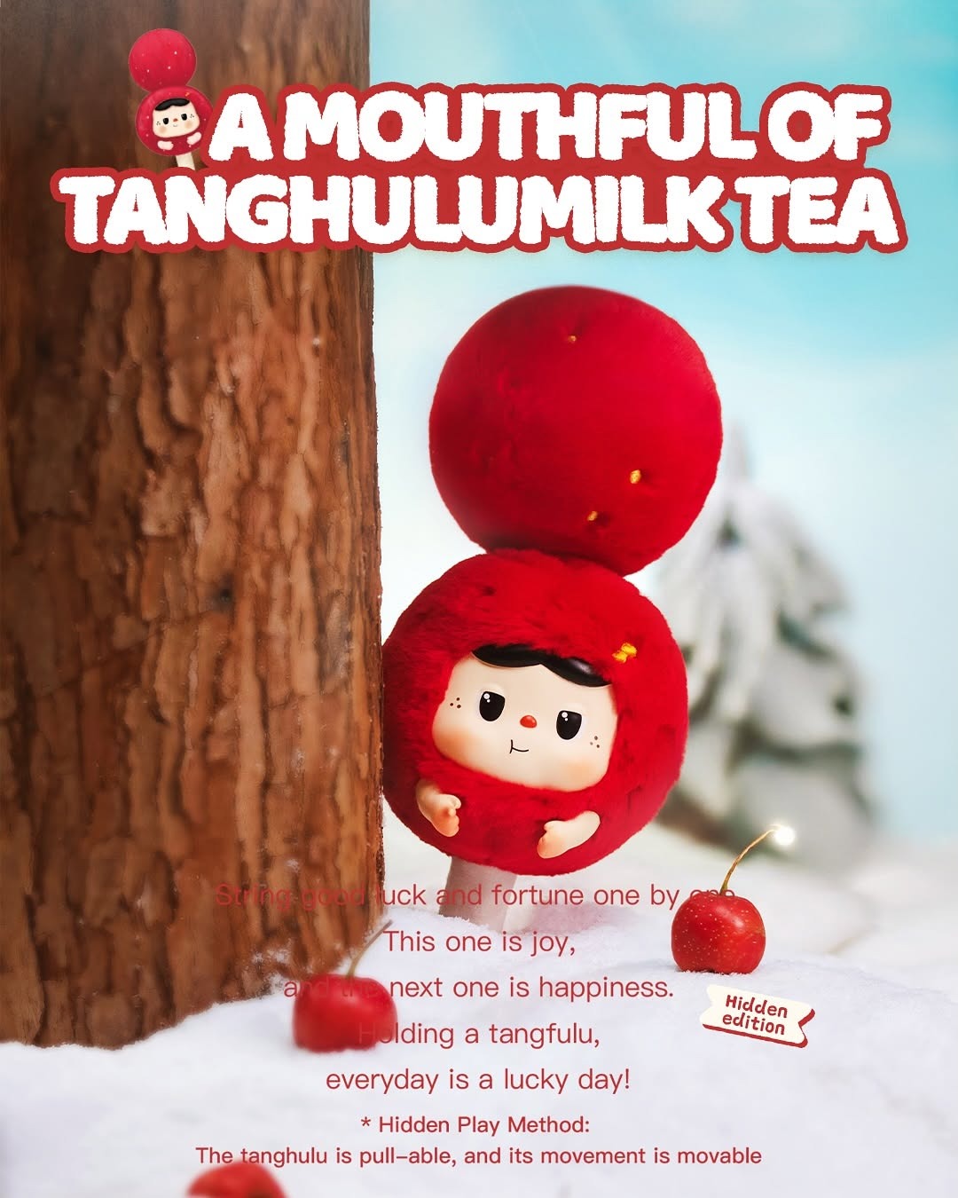 BAOBAO-Warm BAOBAO Fireside Tea Party series Vinyl Plush Key Chain - Móc khóa Blindbox Chính hãng Heyone