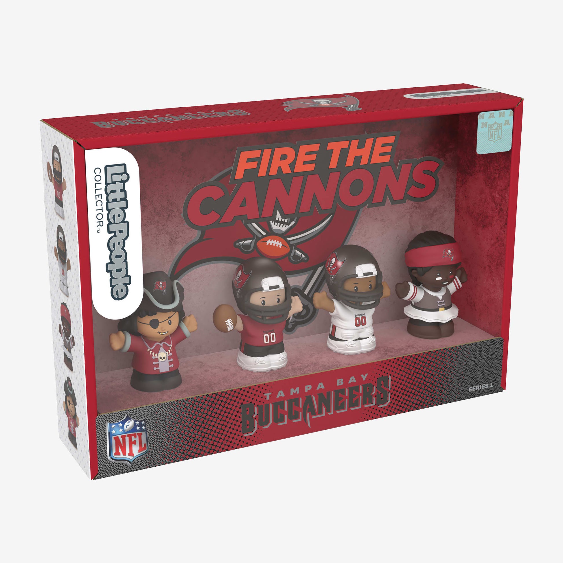 Little People Collector x NFL Tampa Bay Buccaneers Set - Bộ Nhân Vật Sưu Tầm NFL - Mattel Mattel - ảnh 1 - Figure