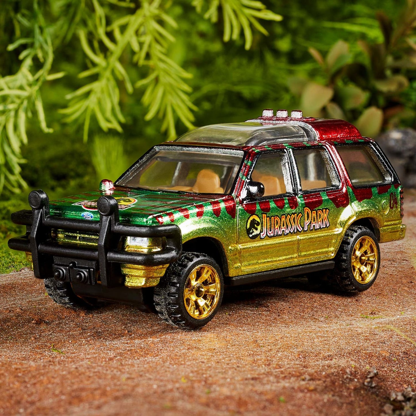 Matchbox 1993 Ford Explorer Jurassic Park - Mô Hình Xe 1:64 Sưu Tầm Cao Cấp - Mattel Creations - Hình ảnh sản phẩm