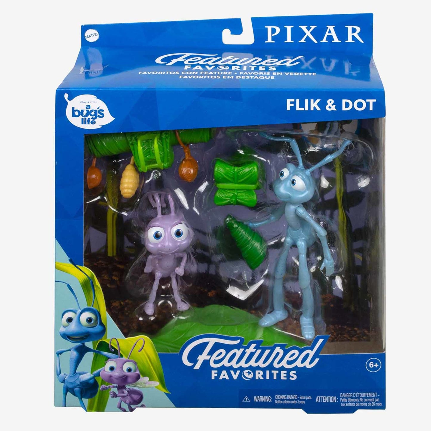 Pixar Featured Favorites Flik & Dot A Bug’s Life Figures - Bộ Mô Hình Sưu Tầm Mattel HDW72 Mattel - ảnh 4 - Action Figure