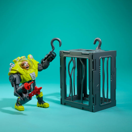 Street Sharks Dr. Piranoid Action Figure - Mô hình hành động kỷ niệm 30 năm Mattel HYD62 - Hình ảnh chi tiết 2