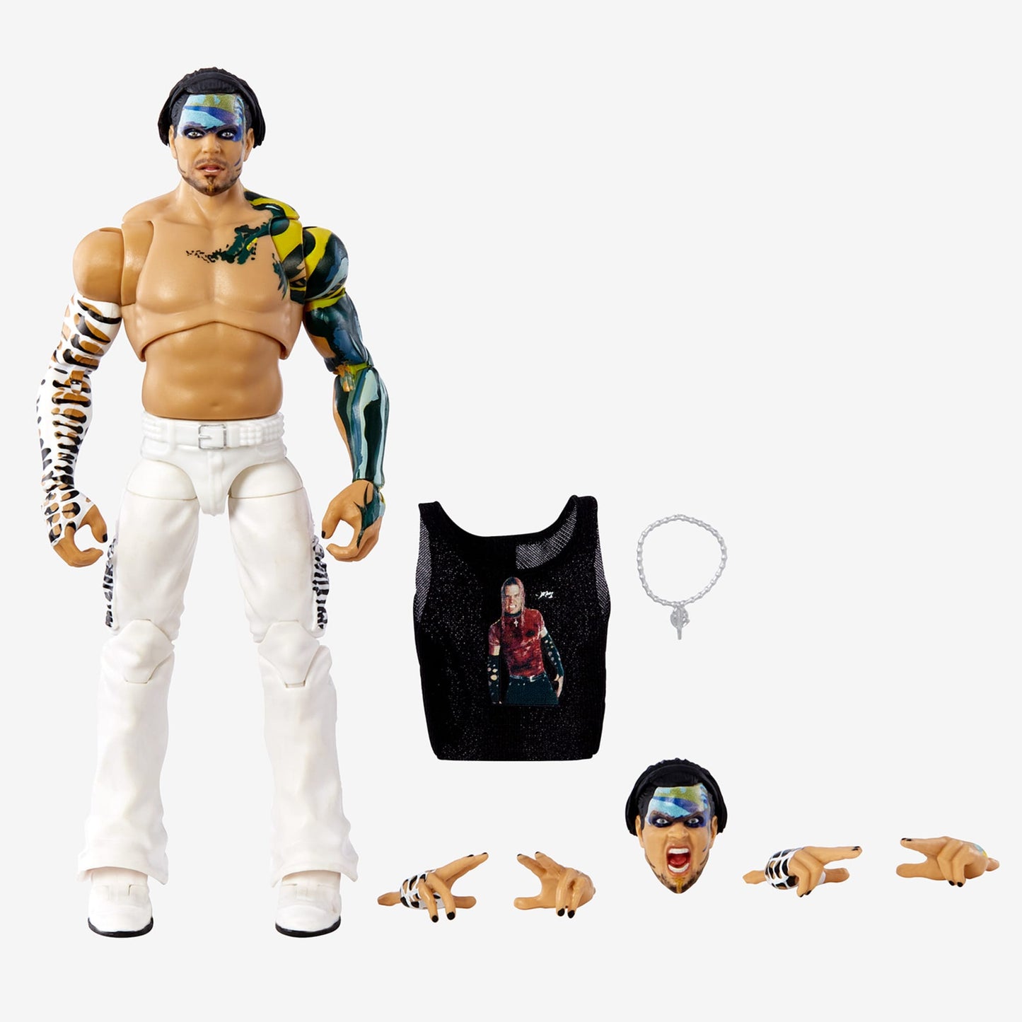 WWE Jeff Hardy Ultimate Edition Action Figure - Mô Hình Hành Động Cao Cấp Mattel - Hình ảnh bổ sung 5