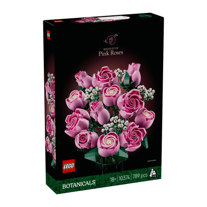Đồ Chơi Lắp Ráp Bó Hoa Hồng Màu Hồng LEGO BOTANICALS 10374