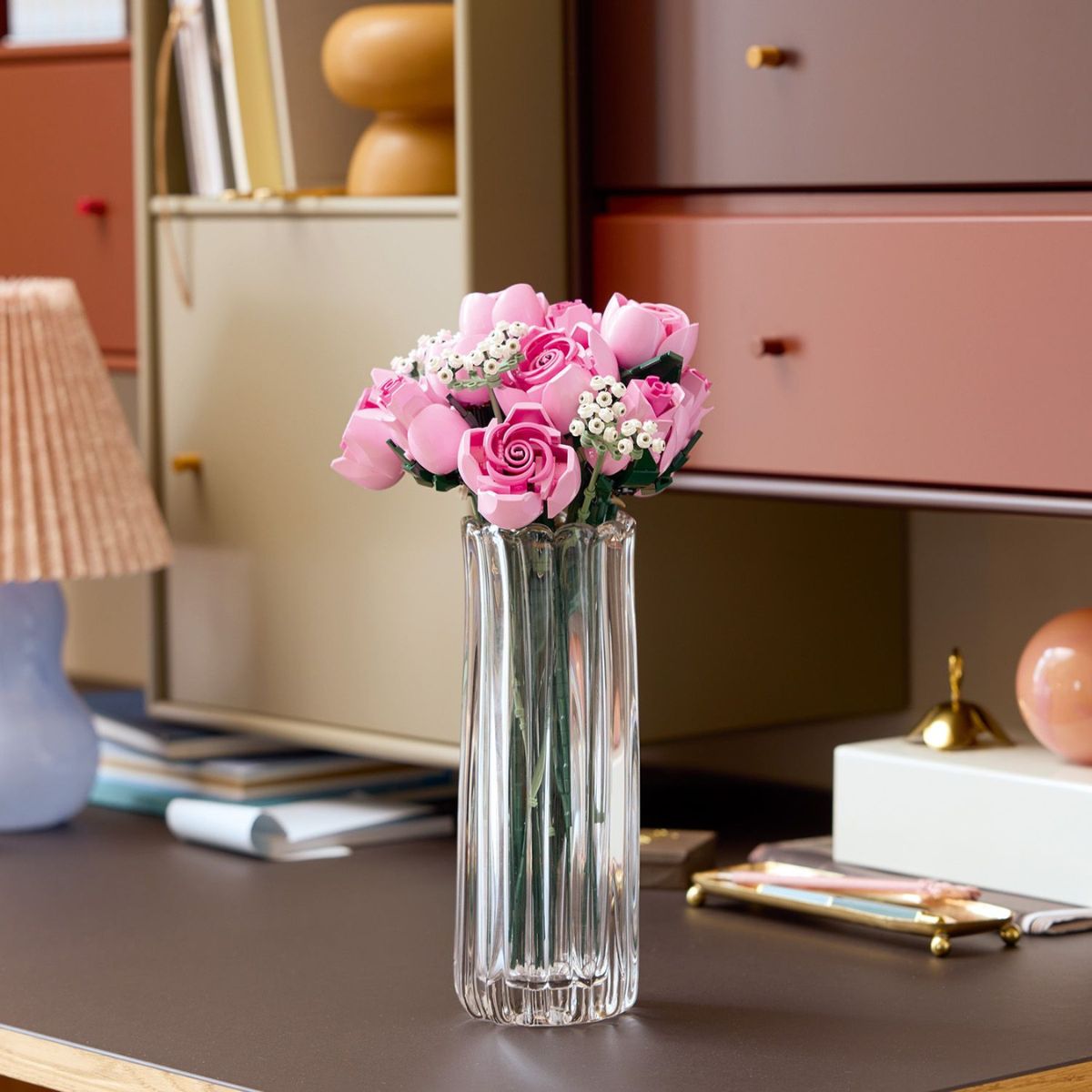 Đồ Chơi Lắp Ráp Bó Hoa Hồng Màu Hồng LEGO BOTANICALS 10374