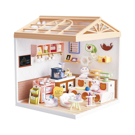 Mini House Assembly Toy - Sweet Heart Cat Cafe SH807 - Mô hình lắp ráp nhà mini - SWEET HEART