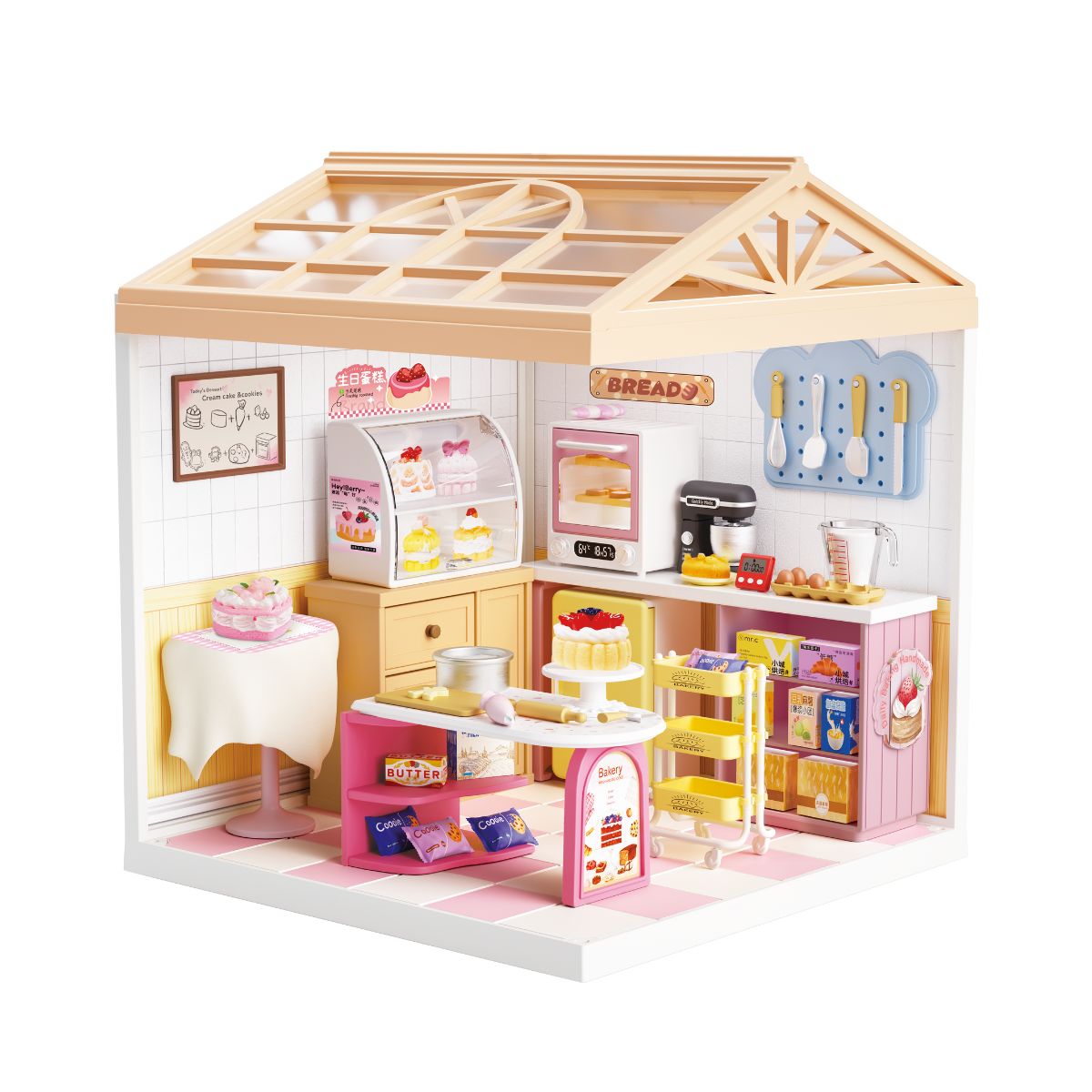 Mini House Assembly Toy - Sweet Heart Cake Shop SH808 - Đồ chơi lắp ráp mô hình tiệm bánh mini - SWEET HEART