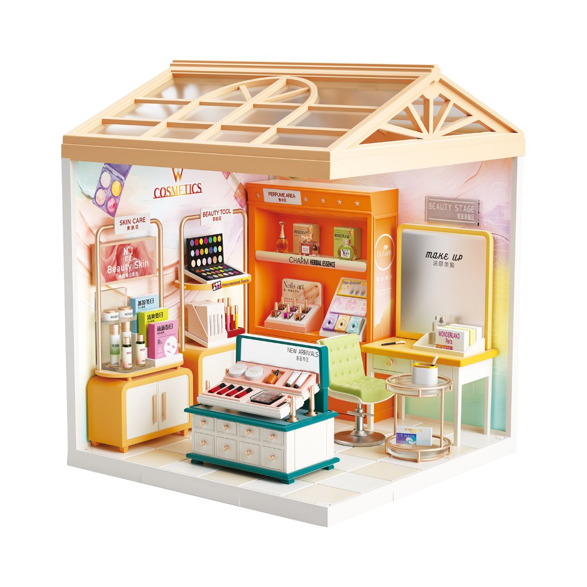 Mini House Assembly Toy - Sweet Heart Beauty Store SH803 - Mô hình lắp ráp nhà mini DIY - SWEET HEART