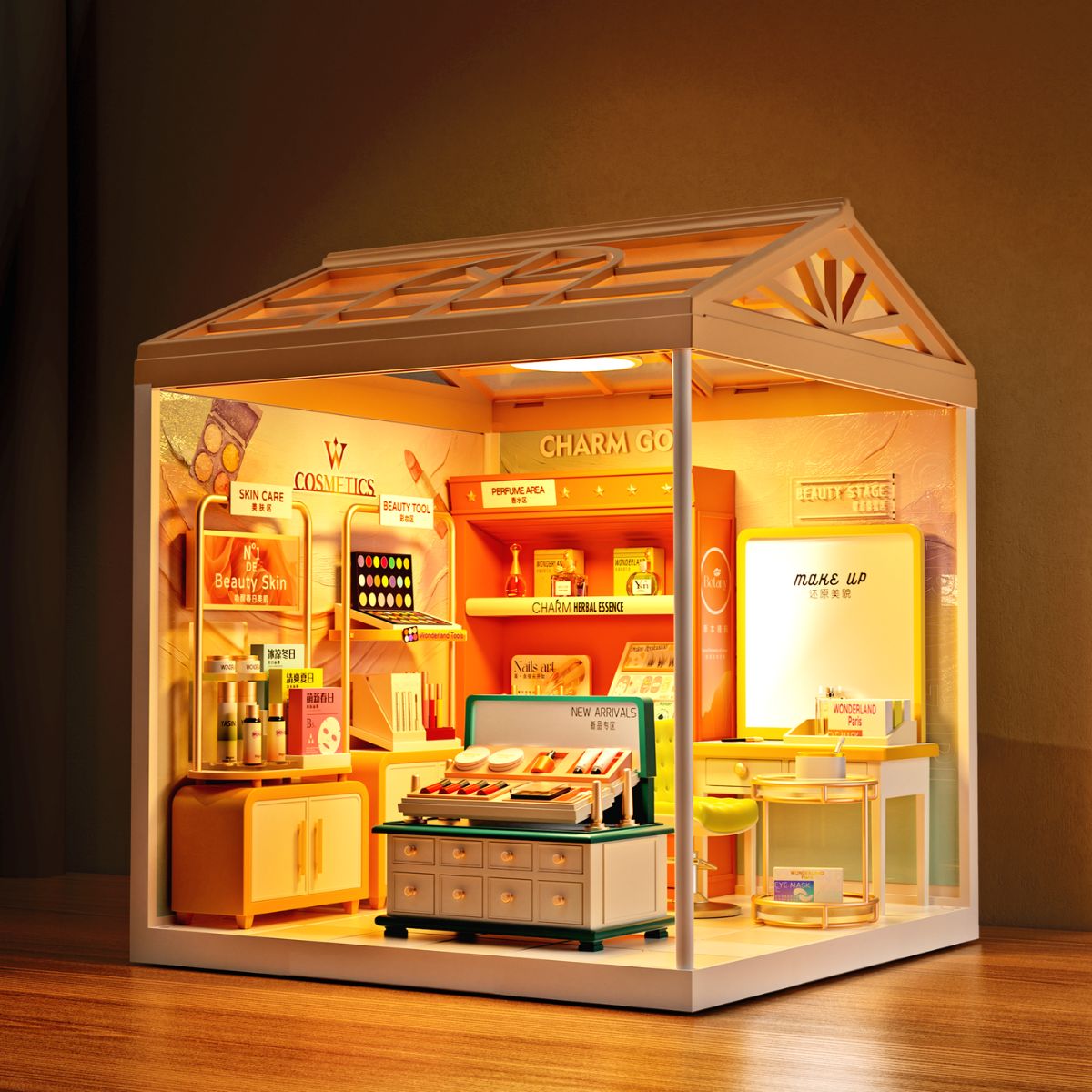 Mini House Assembly Toy - Sweet Heart Beauty Store SH803 - Mô hình lắp ráp nhà mini DIY - SWEET HEART