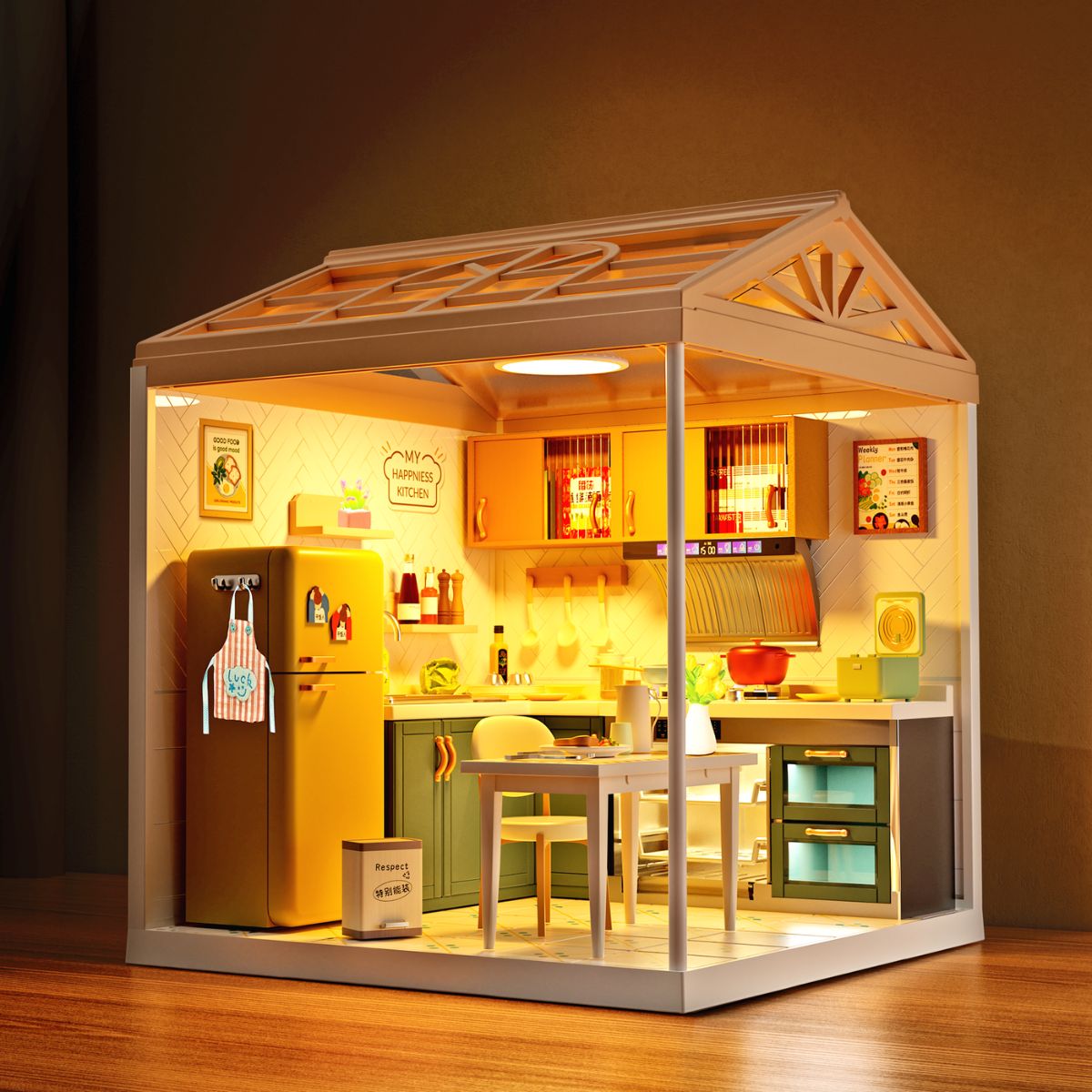 Mini House Assembly Toy - SWEET HEART Kitchen SH805 - Đồ chơi lắp ráp mô hình nhà bếp tí hon - SWEET HEART