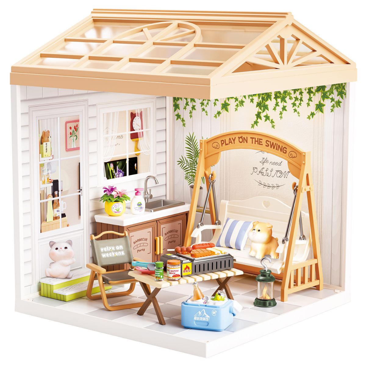Đồ Chơi Lắp Ráp Mini House - Sân Vườn SWEET HEART SH810