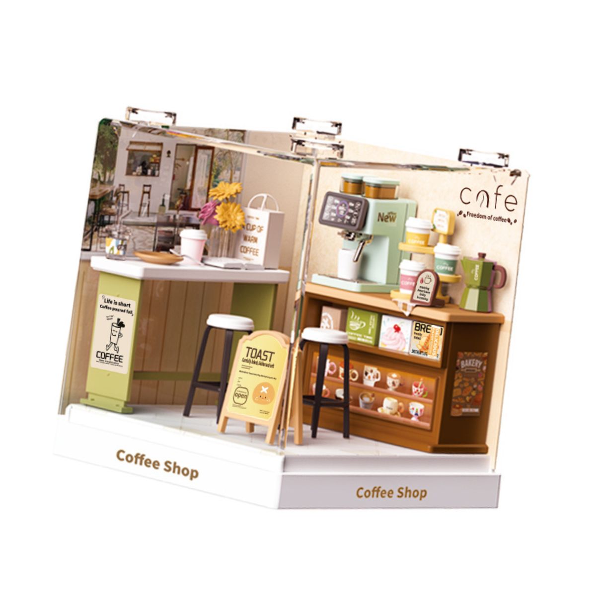 Đồ Chơi Lắp Ráp Mini House Small - Tiệm Café SWEET HEART SH834
