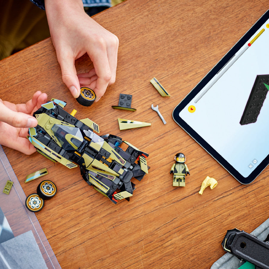 Đồ Chơi Lắp Ráp Siêu Xe Lamborghini Lambo V12 Vision GT LEGO Speed Champions 76923