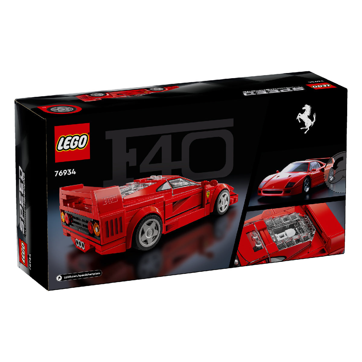 Đồ Chơi Lắp Ráp Siêu Xe Thể Thao Ferrari F40 LEGO SPEED CHAMPIONS 76934