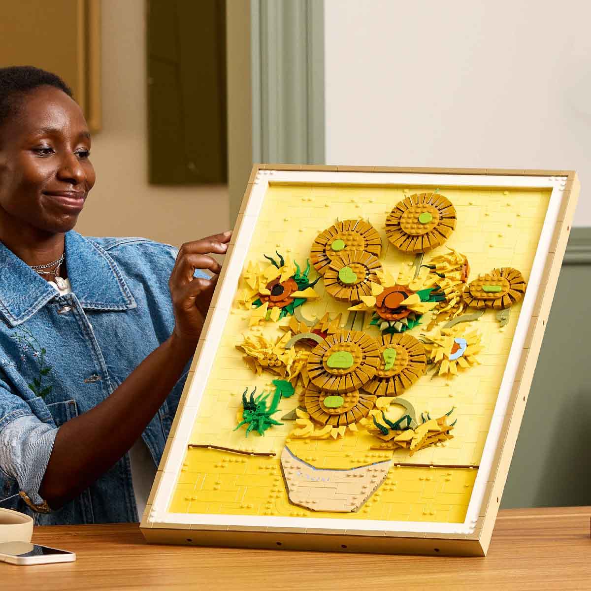 Đồ Chơi Lắp Ráp Tranh Hoa Hướng Dương Của Vincent Van Gogh LEGO ART 31215
