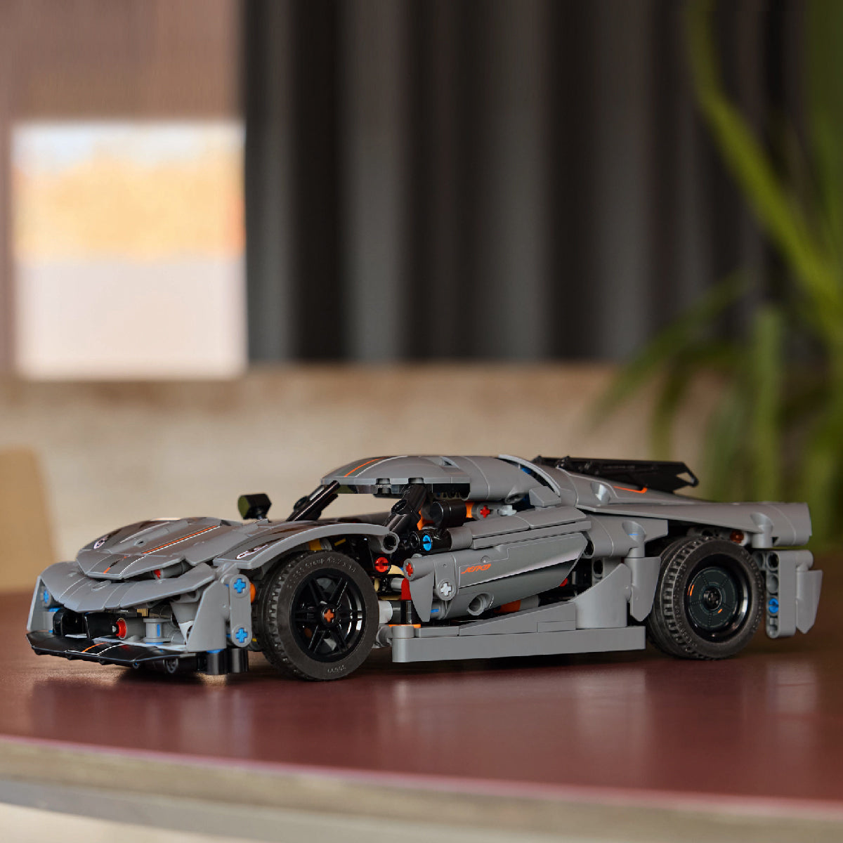 Đồ Chơi Lắp Ráp Xe Thể Thao Koenigsegg Jesko Absolut Màu Xám LEGO TECHNIC 42173