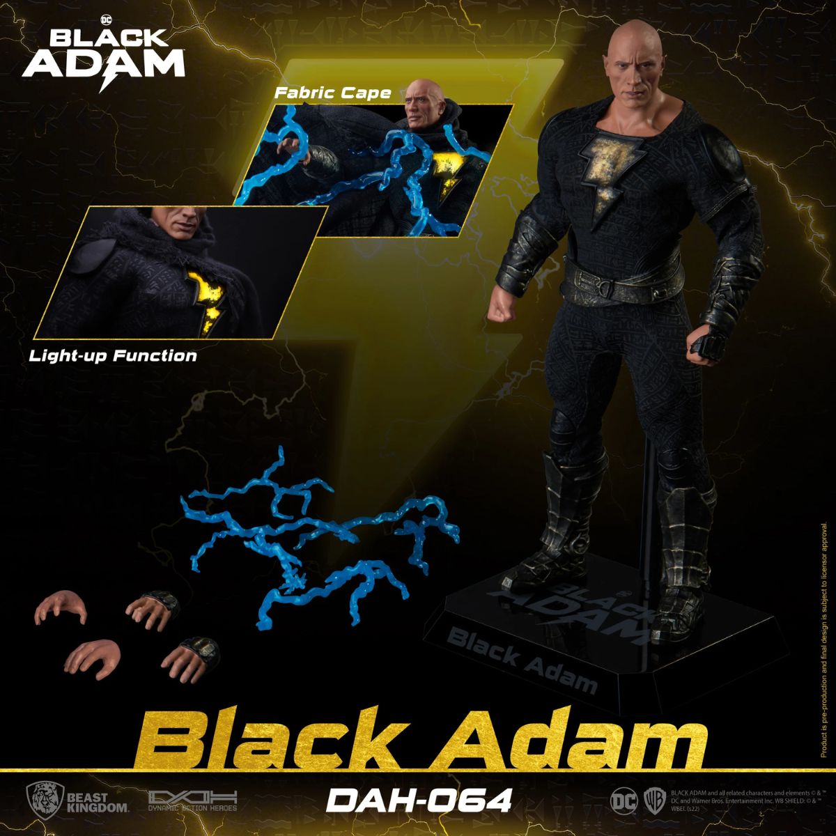 Black Adam BEAST KINGDOM DAH-064 - Mô hình hành động tỉ lệ 1:9 - Chính hãng