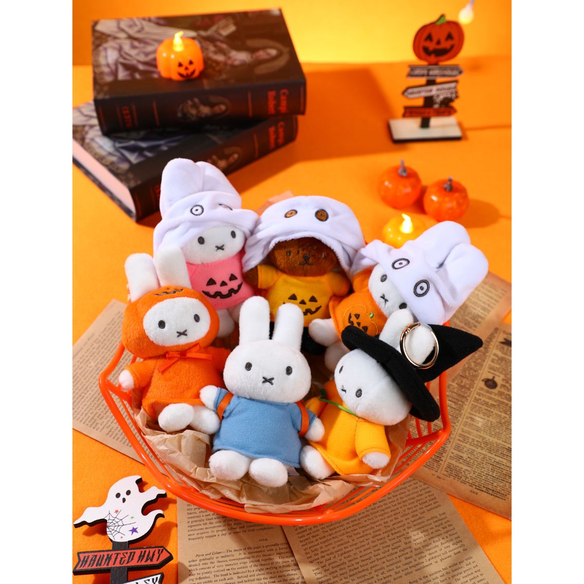 MIFFY Halloween Stuffed Keychain Toy MIF37512 - Móc khóa nhồi bông Blind Box - MIFFY chính hãng