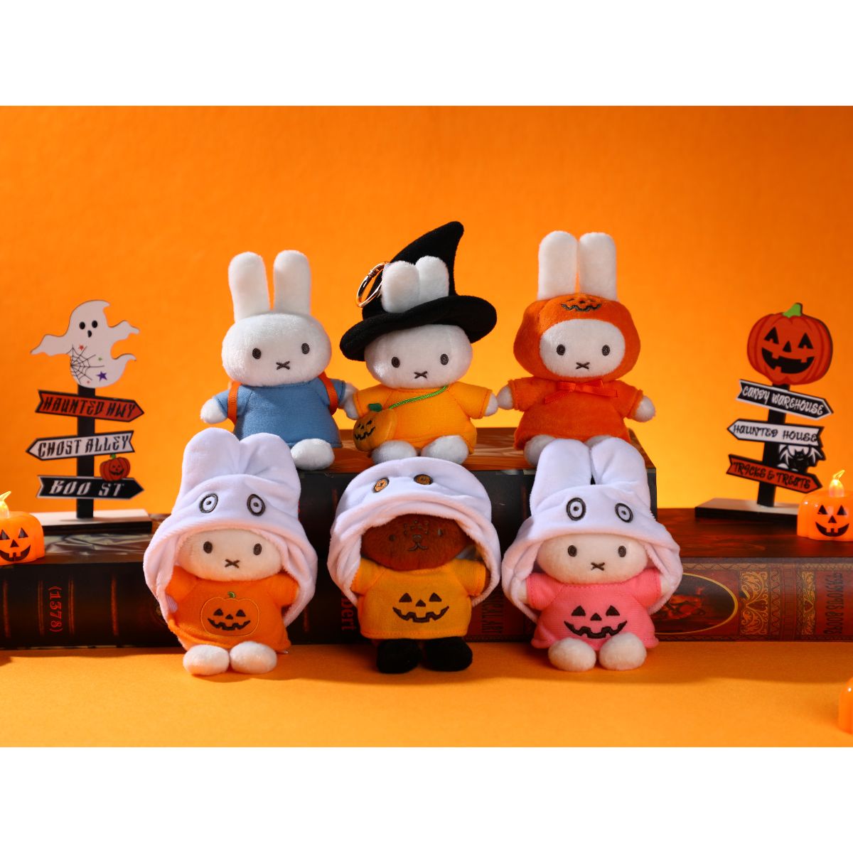 MIFFY Halloween Stuffed Keychain Toy MIF37512 - Móc khóa nhồi bông Blind Box - MIFFY chính hãng