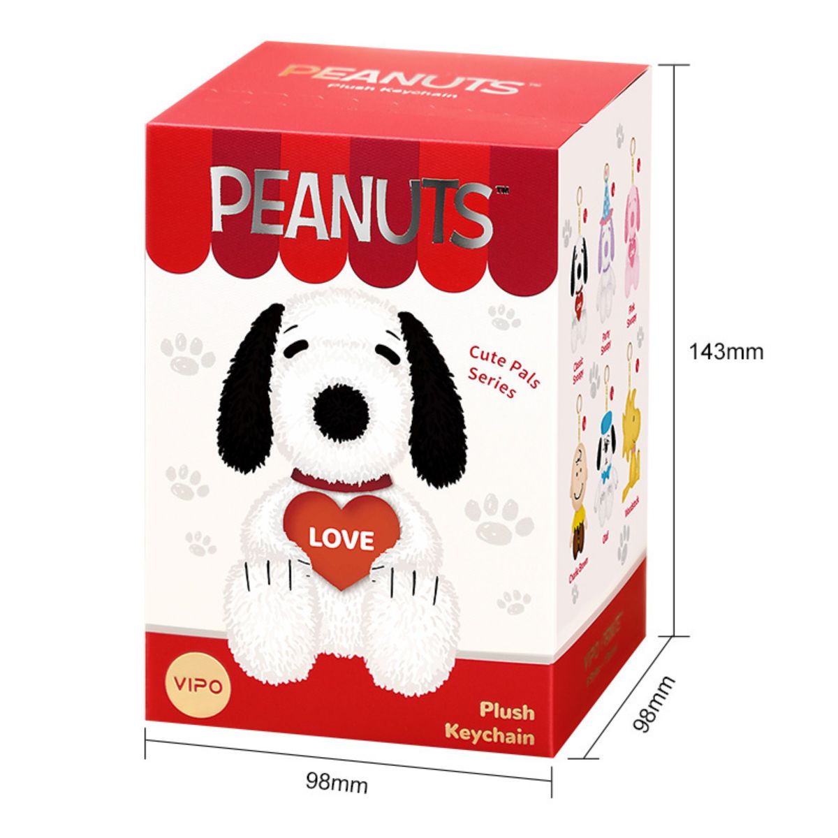 Snoopy Plush Toy Keychain SP37488 - Móc khóa nhồi bông Blind Box - Plush Toy