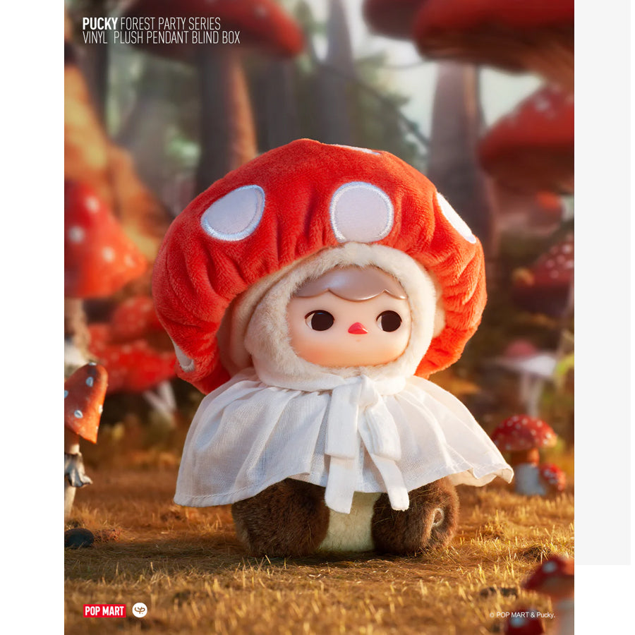 PUCKY Forest Party Keychain Toy - Vinyl Plush - Móc khóa mô hình bông - POP MART