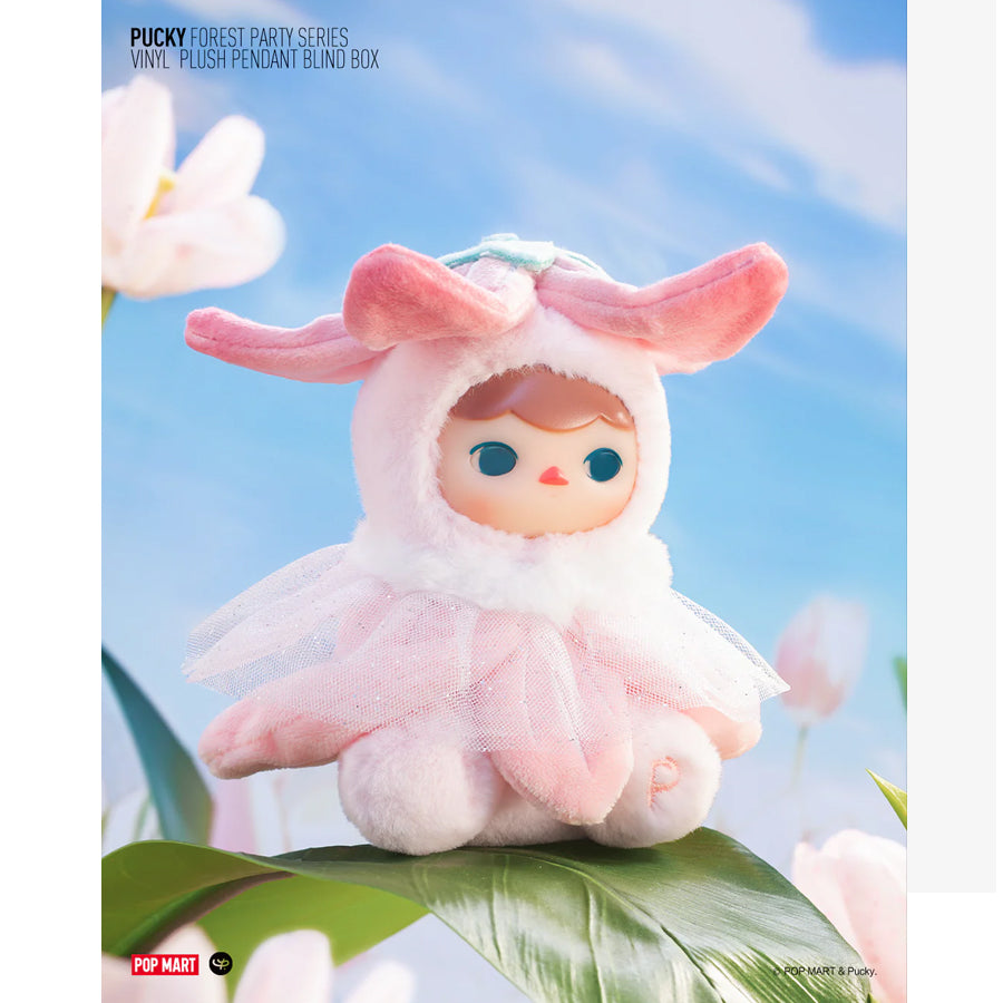 PUCKY Forest Party Keychain Toy - Vinyl Plush - Móc khóa mô hình bông - POP MART
