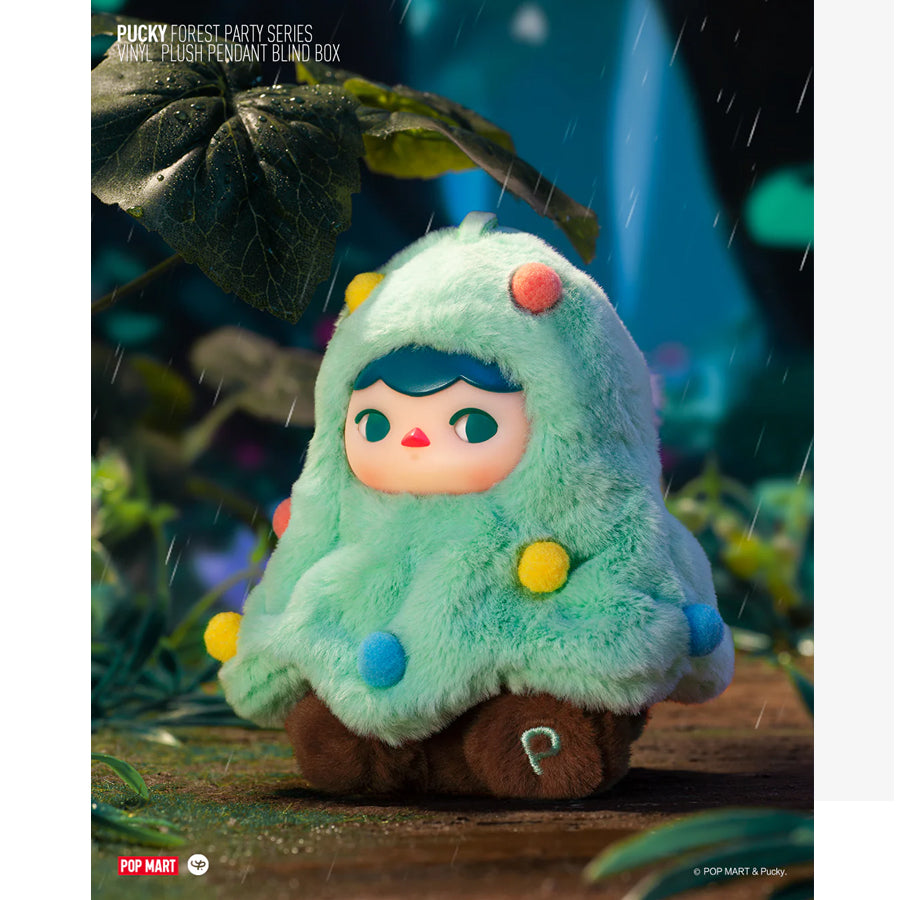 PUCKY Forest Party Keychain Toy - Vinyl Plush - Móc khóa mô hình bông - POP MART