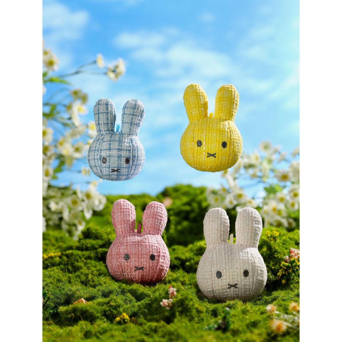 MIFFY Pink Rabbit Keychain Toy MIF37302 - Móc khóa thỏ hồng - Miffy