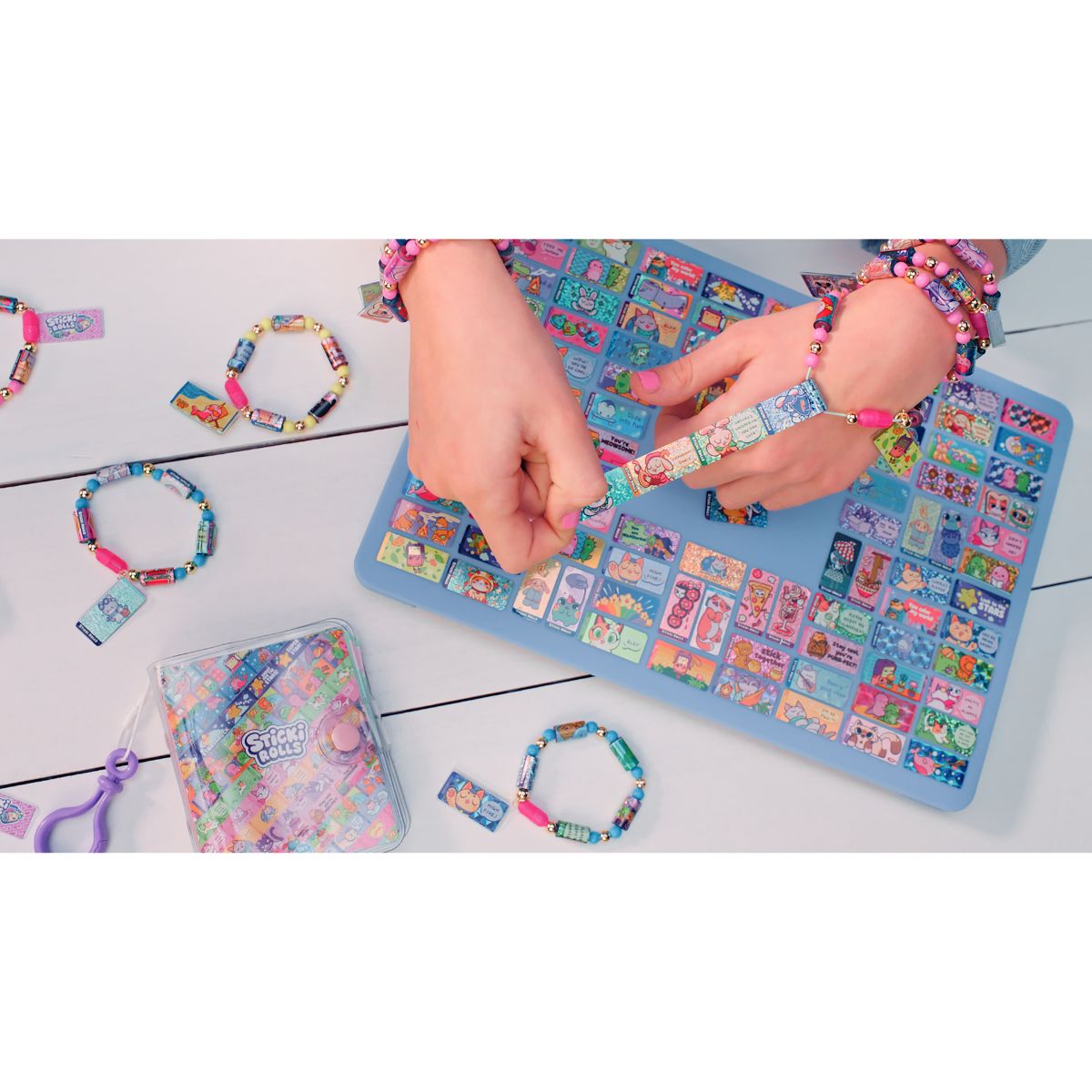 Sticki Rolls Sticker Toys Bracelets - Vòng tay nhãn dán DIY sáng tạo - SR100