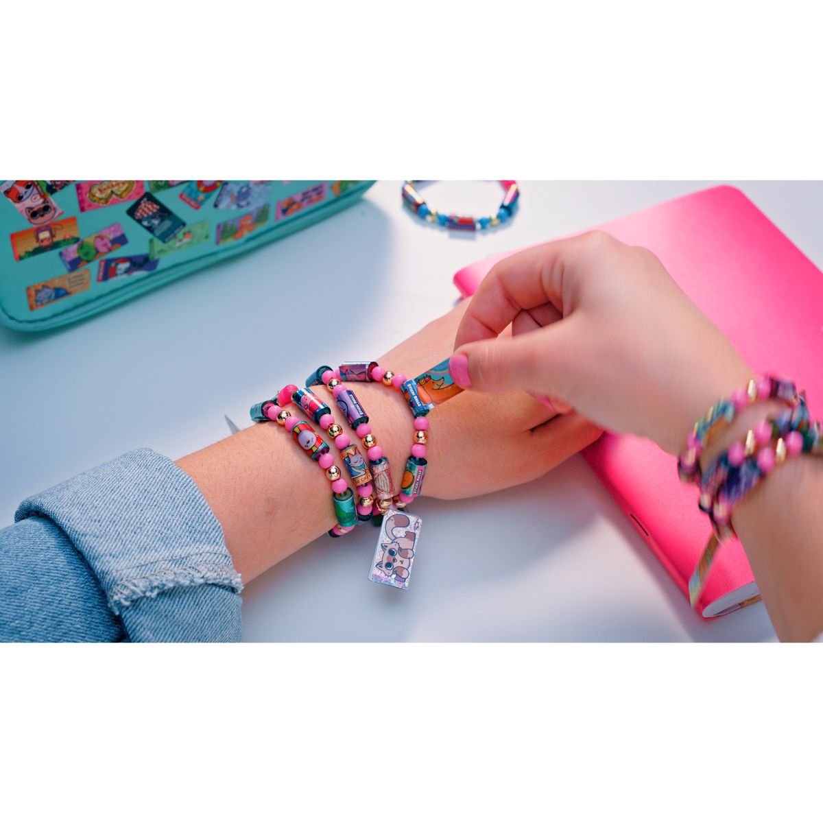 Sticki Rolls Sticker Toys Bracelets - Vòng tay nhãn dán DIY sáng tạo - SR100
