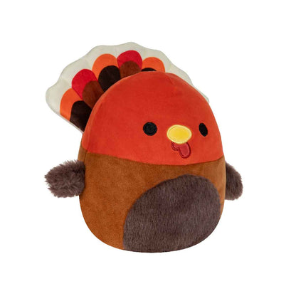 7.5 Inch Dark Brown Turkey Squishmallows Stuffed Toy SQHW00604 - Thú nhồi bông gà tây - Squishmallows