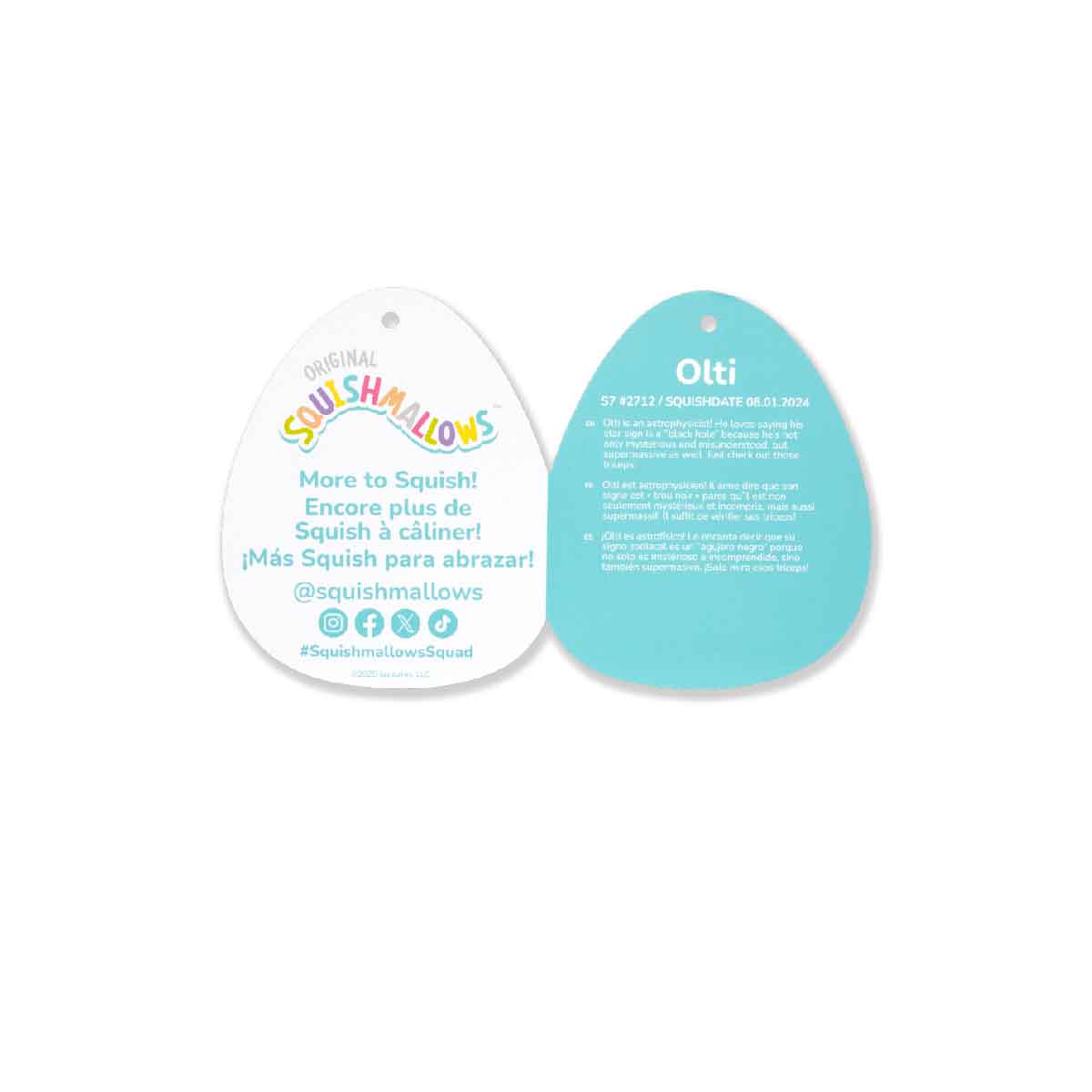 Olti 7.5 Inch Stuffed Toy - Caterpillar - Thú Nhồi Bông Squishmallows - SQCR07941