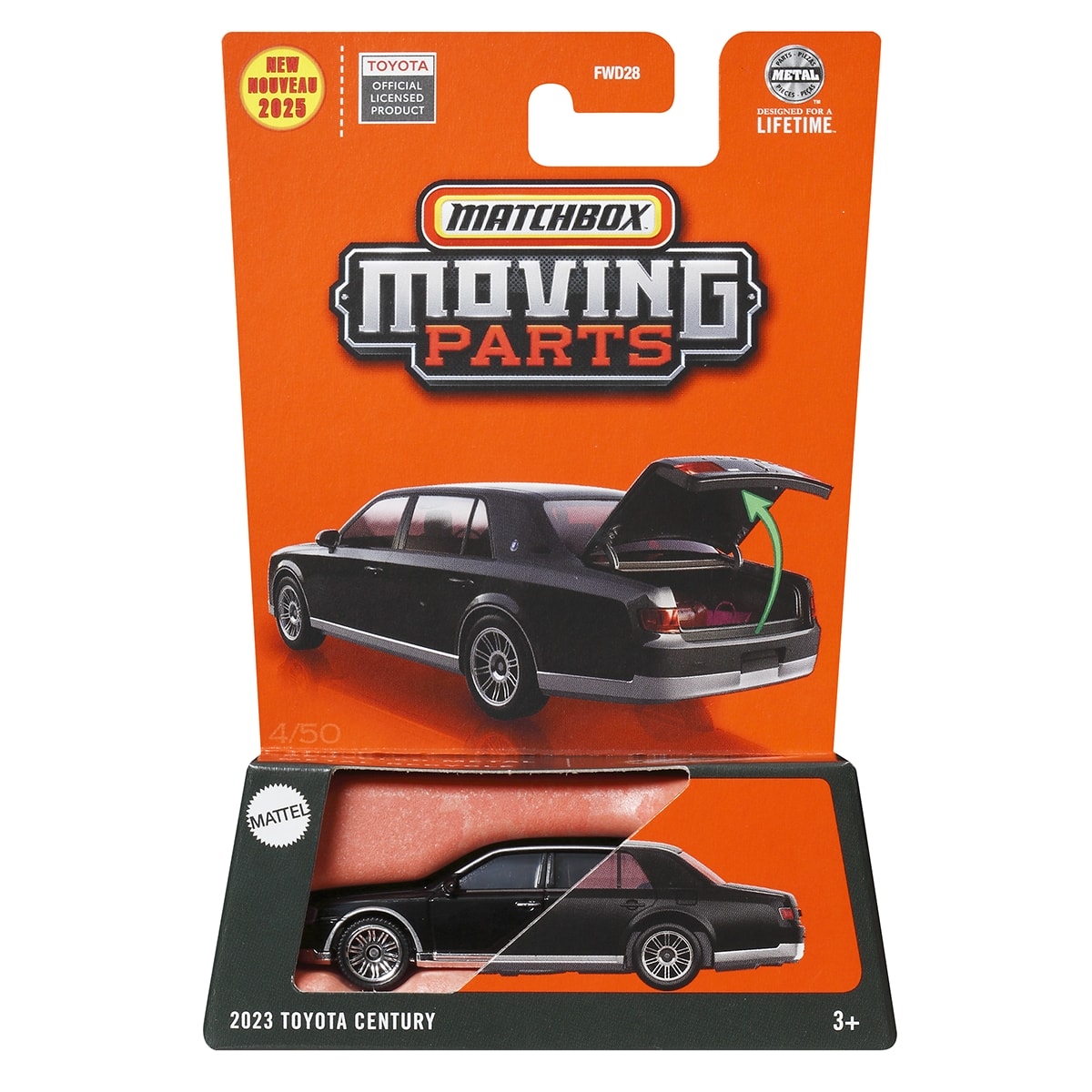 Đồ Chơi Siêu Xe Toyota Century 2023 MATCHBOX Moving Parts JBW57/FWD28
