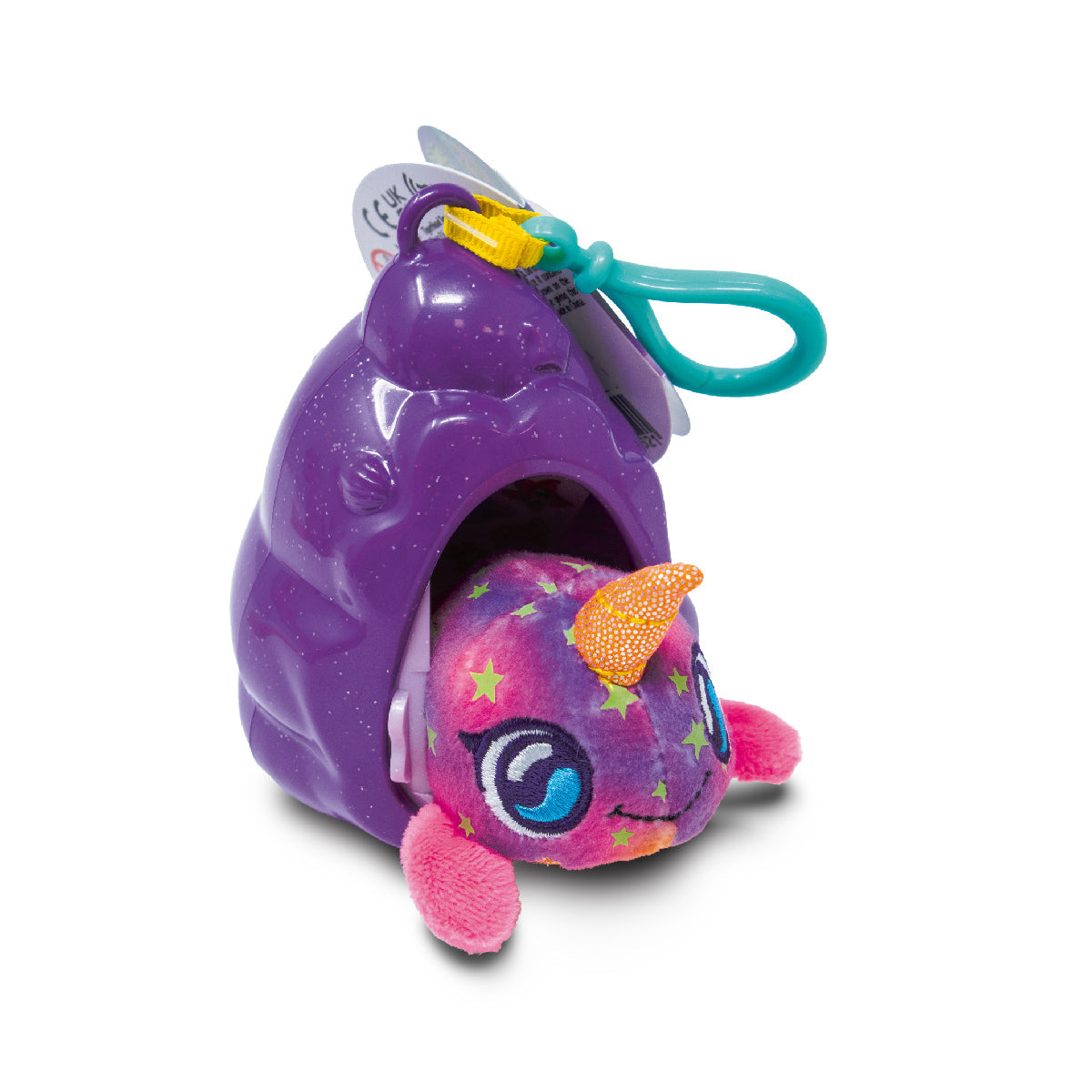 Pearly Pods Keychain Pet Toy - Moonlight Shell - Móc khóa thú bông phát sáng - PL015D2