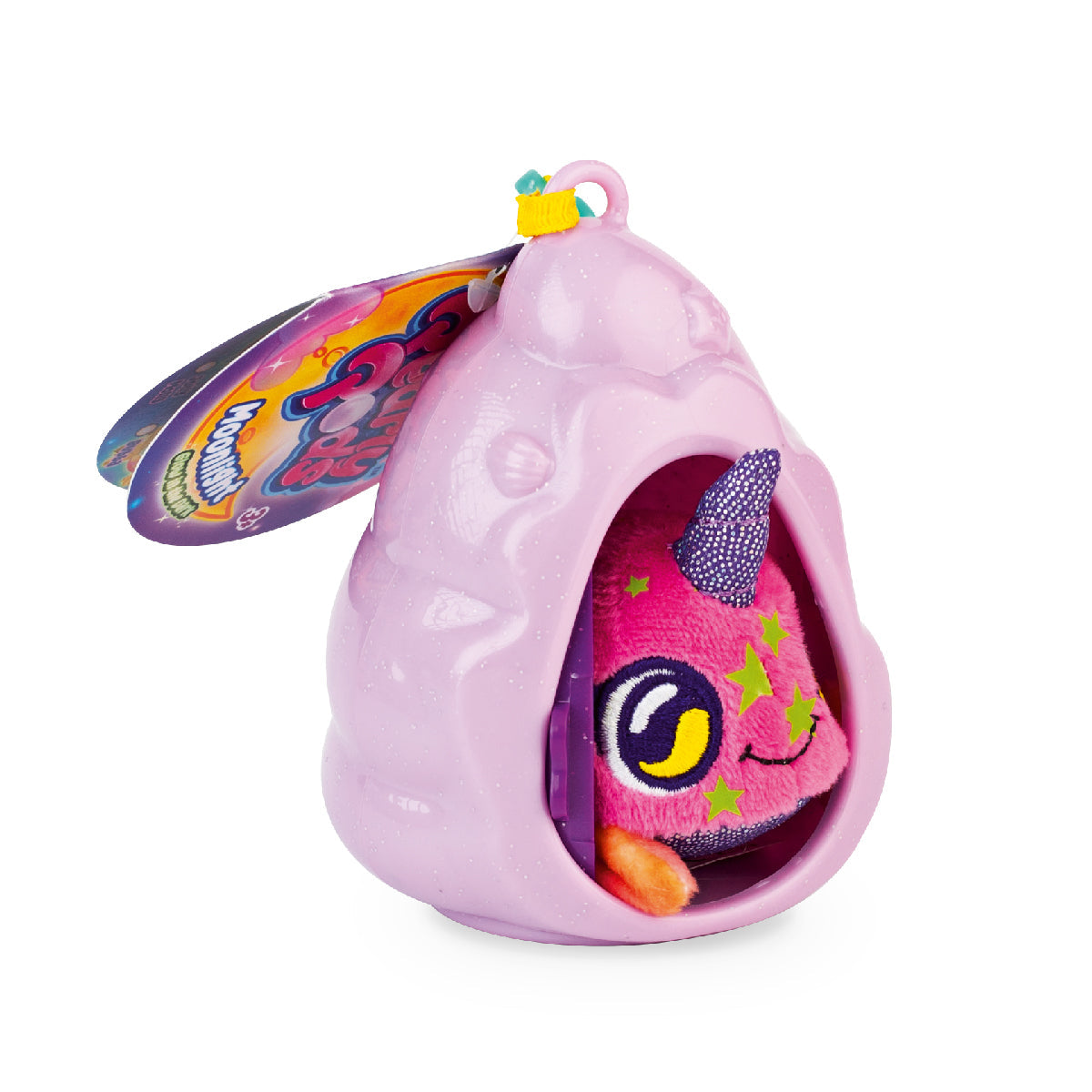 Pearly Pods Keychain Pet Toy - Moonlight Shell - Móc khóa thú bông phát sáng - PL015D2