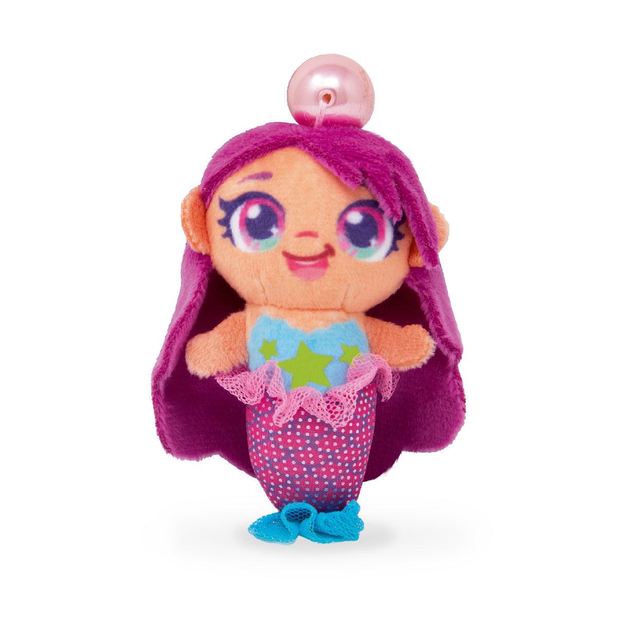 Pearly Pods Keychain Pet Toy - Moonlight Shell - Móc khóa thú bông phát sáng - PL015D2