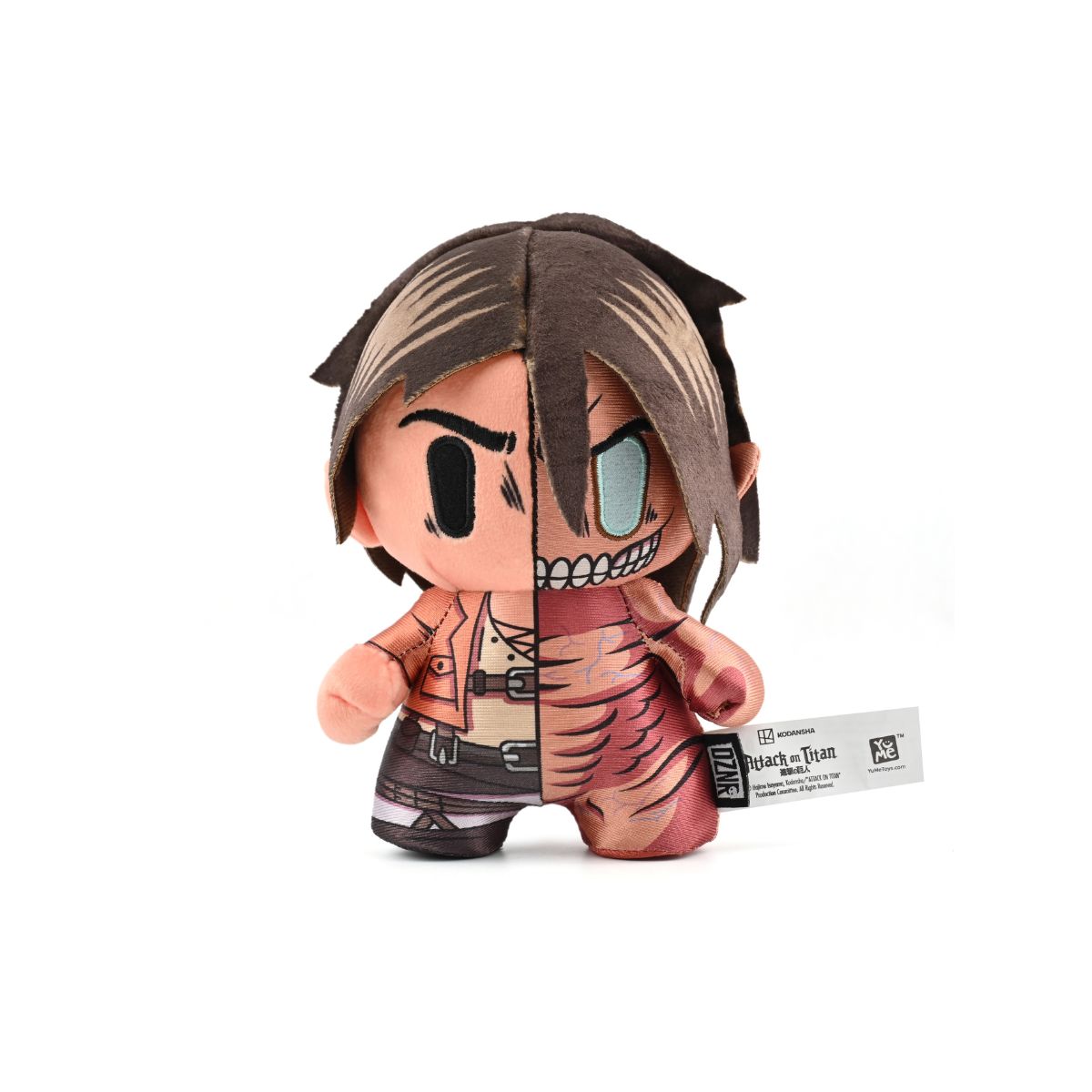 Attack On Titan Collectible Stuffed Animal Toy - Eren Yeager - Thú nhồi bông sưu tầm - DZNR DZ11536