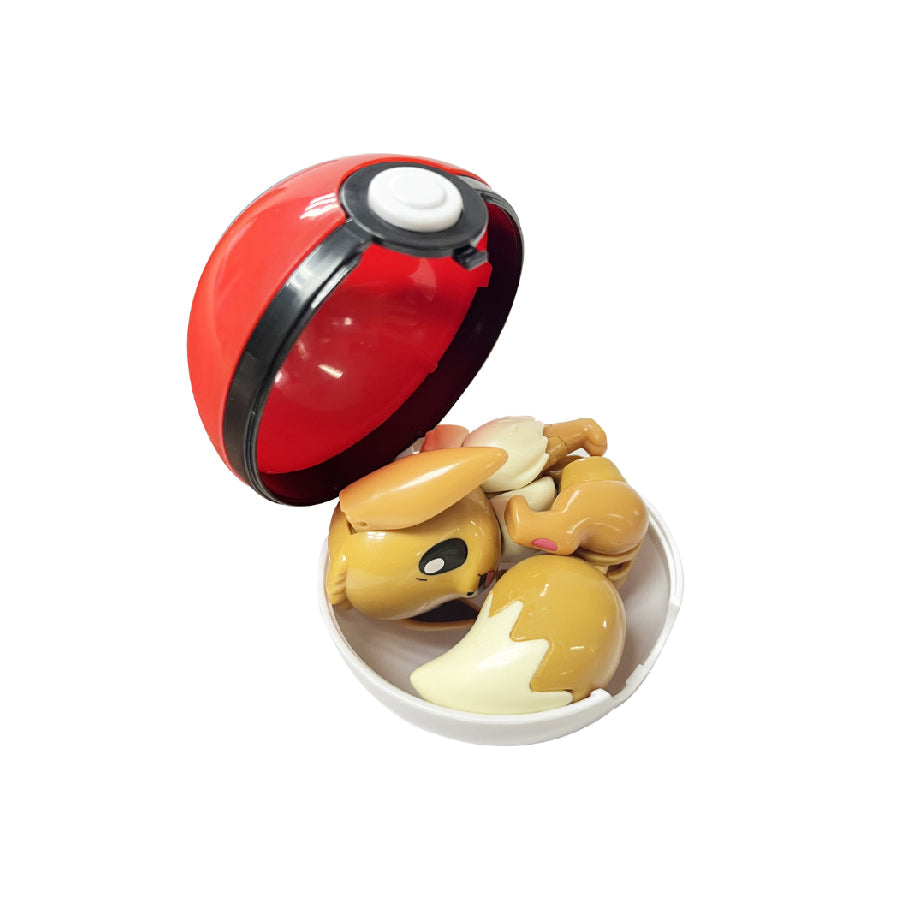 Pokemon Transformation Ball Eevee - Đồ chơi mô hình biến hình - POKEMON TOYS ZC8915E