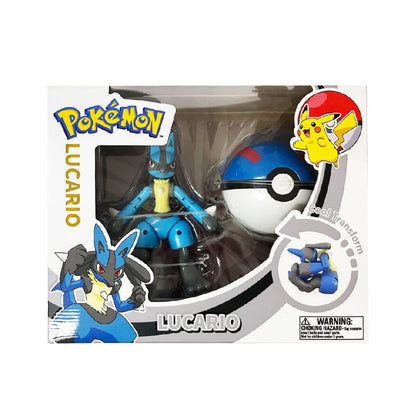 Pokemon Transformation Ball Lucario - Đồ chơi bóng biến hình Pokemon - POKEMON TOYS ZC8919E