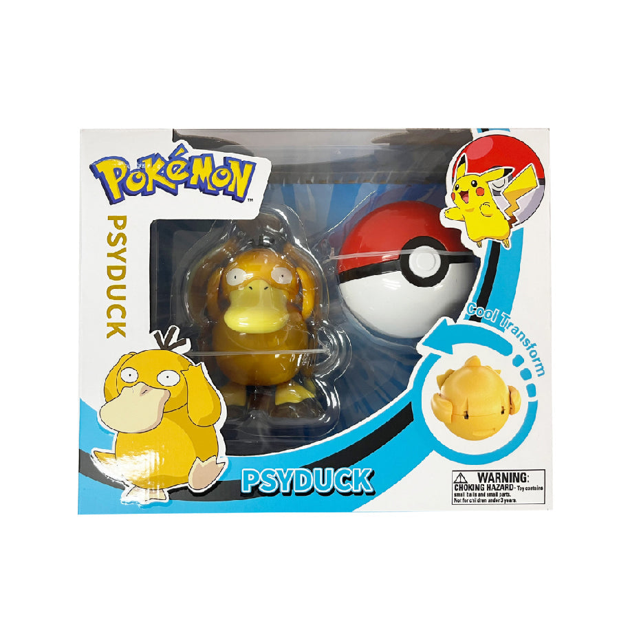 Pokemon Transformation Ball Psyduck - Đồ chơi bóng Pokemon biến hình - POKEMON TOYS ZC8914E