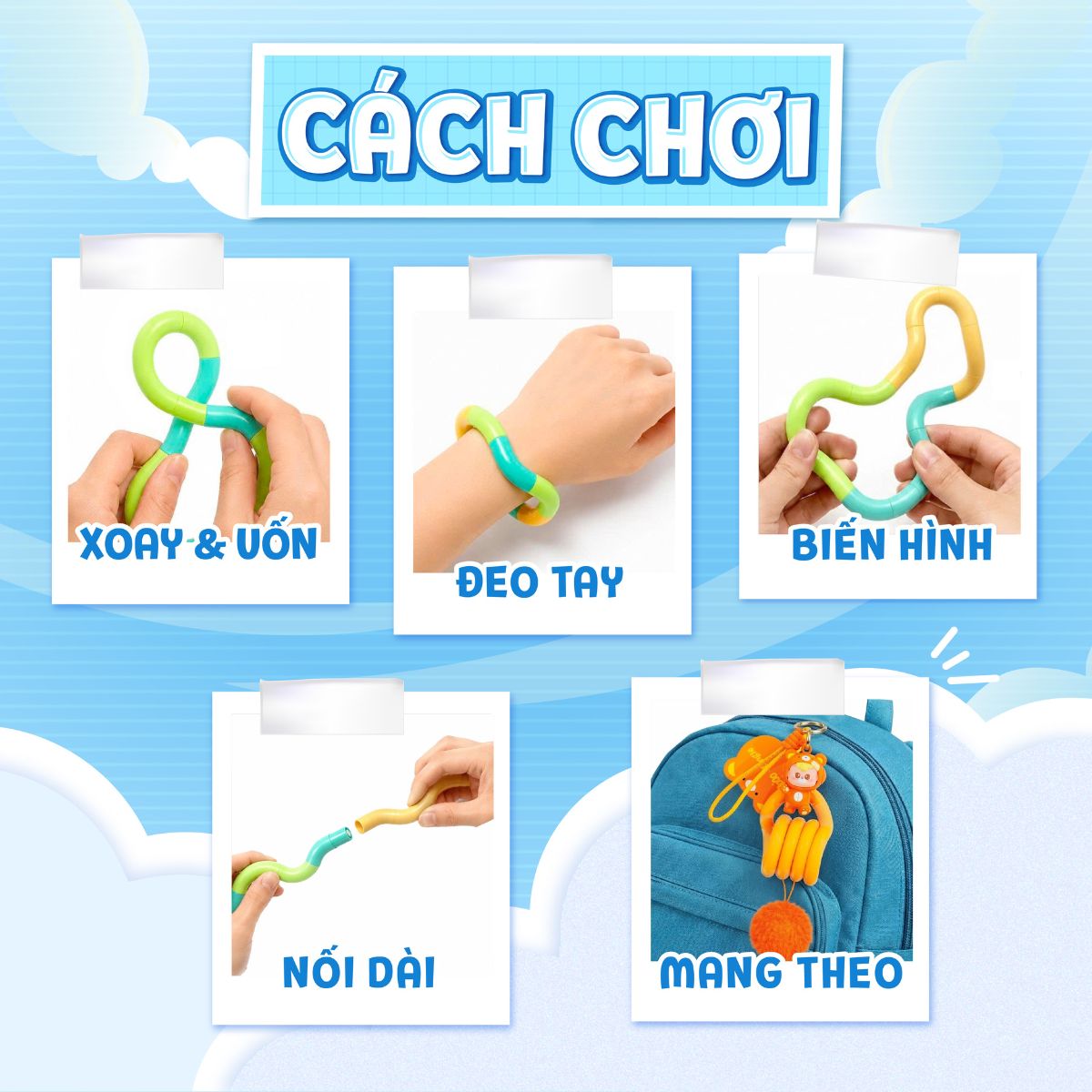 Đồ Chơi Vòng Xoắn Thư Giãn - Gems TANGLE 2410