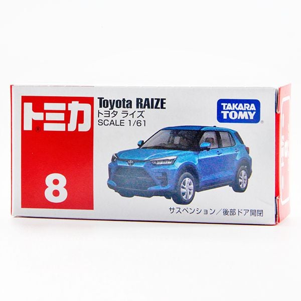 Đồ chơi mô hình xe Tomica No. 8 Toyota Raize