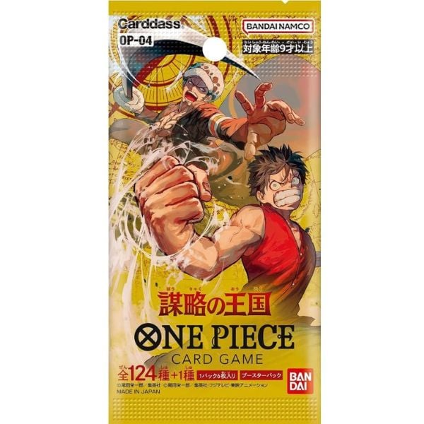 Thẻ bài One Piece Card Game Booster Pack OP-04 Kingdom of Intrigue