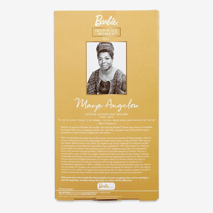 Barbie Inspiring Women Maya Angelou Doll - Búp bê Sưu tầm Maya Angelou - Mattel Signature Mattel - ảnh 3 - Collectible Doll