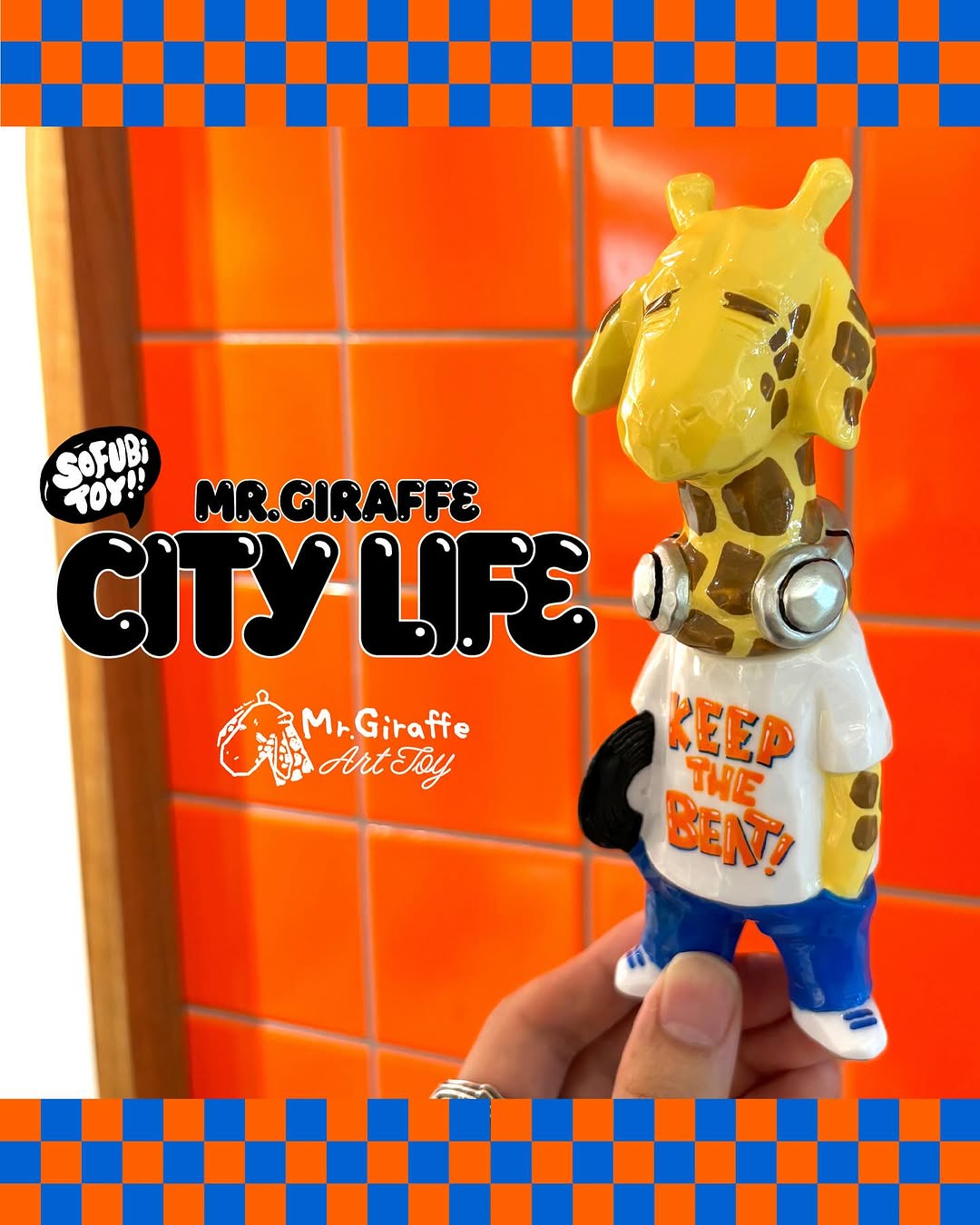 Mr.Giraffe - City Life - Mô Hình Sofubi Nghệ Thuật Mr.Giraffe - Hình ảnh bổ sung 5