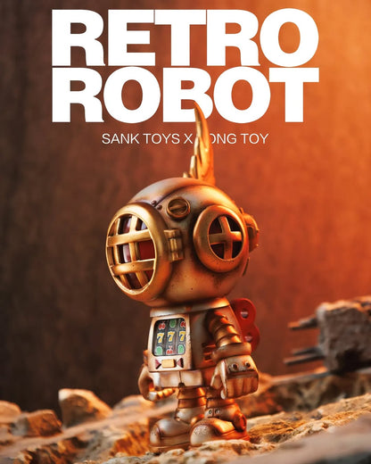 Sank Toys X NONG TOY Retro Robot-Silver - Mô Hình Figure Cao Cấp - Sank Toys
