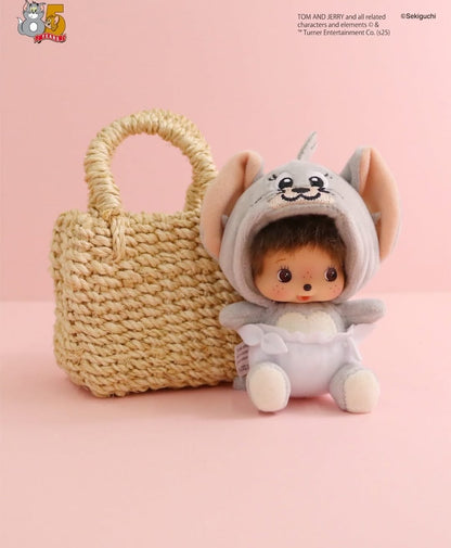 Monchhichi - Taffy Bebichhichi Big Face SS Keychain - Móc khóa gấu bông cao cấp - Monchhichi - Hình ảnh sản phẩm
